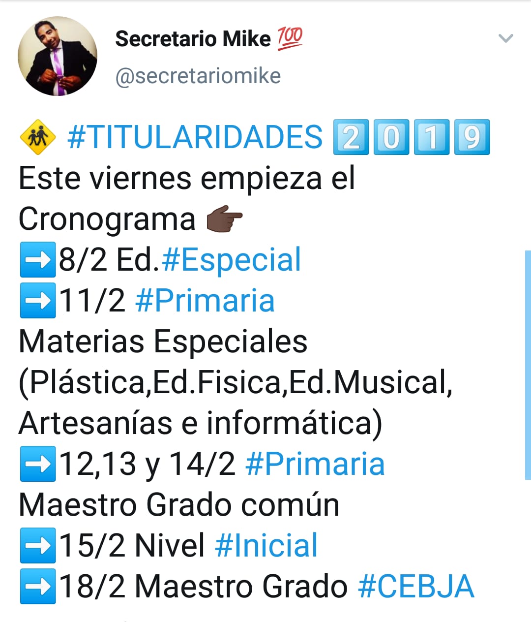 TITULARIDADES 2019