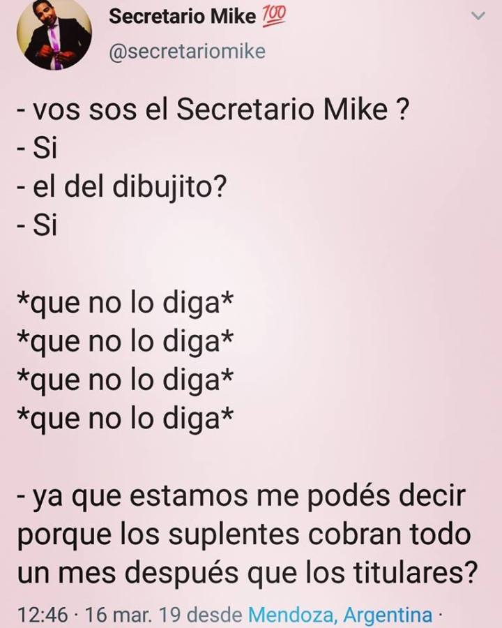 tuit mike suplentes
