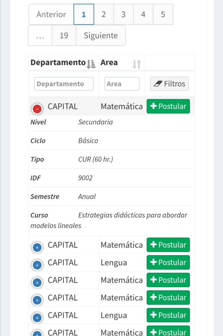 beca opciones propuestas