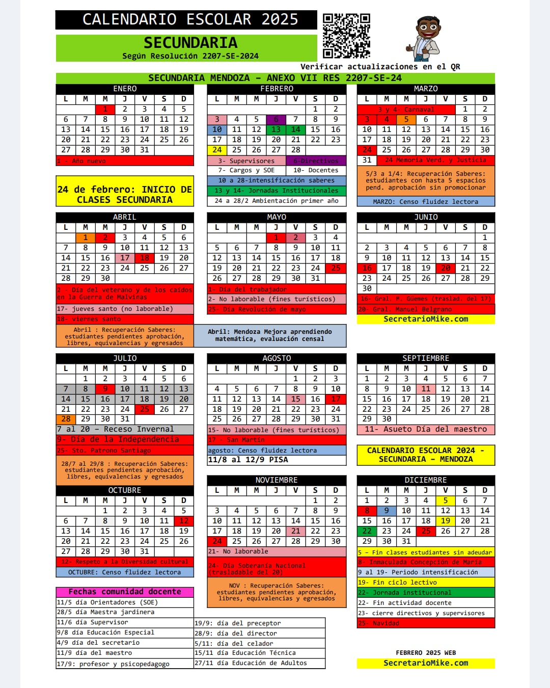 Educacyl calendario escolar 2025 6